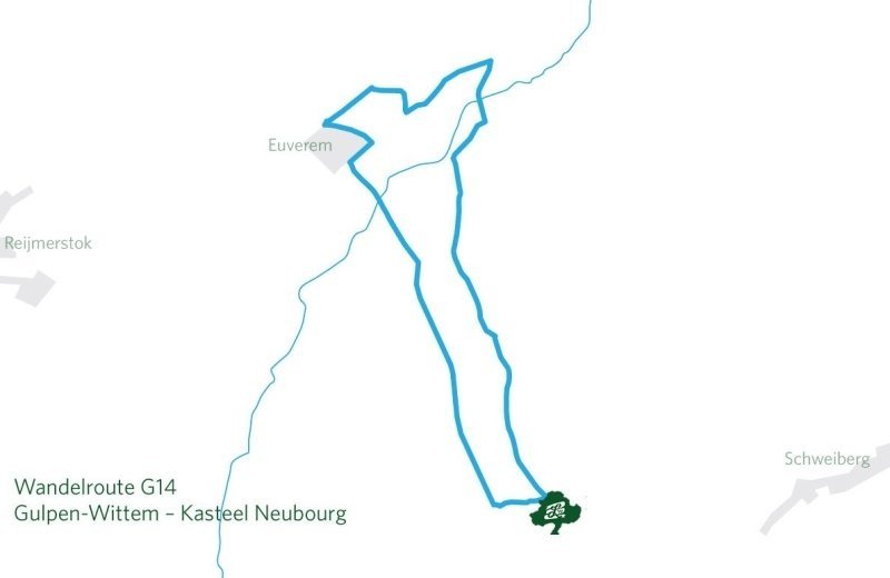 Wandelroute Gulpen - Wittem - Kasteel